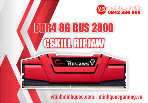 Ram PC (8G DDR4 1x8G 2800 ) G.SKILL Ripjaws V NEW